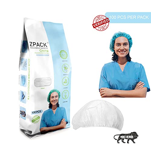 Zpack Disposable Non Woven Bouffant Cap