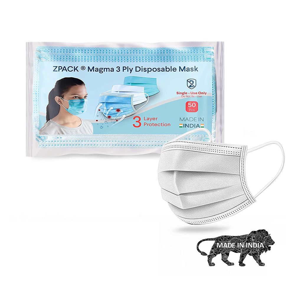 Zpack Magma 3 Ply Spunbond Disposable Mask